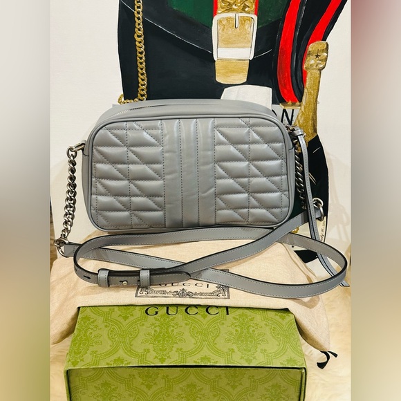 🔥 GUCCI MARMONT SHOULDER BAG FULL INCLUSION Size Medium - Picture 7 of 10